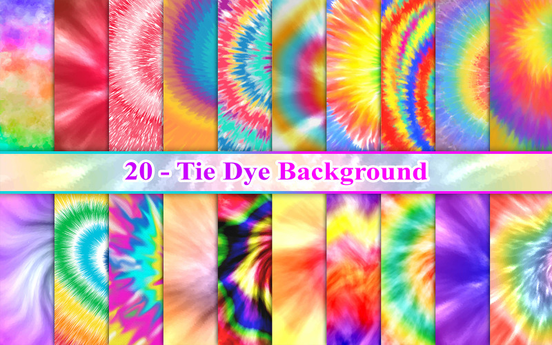 Tie Dye фон, Tie Dye цифровий папір