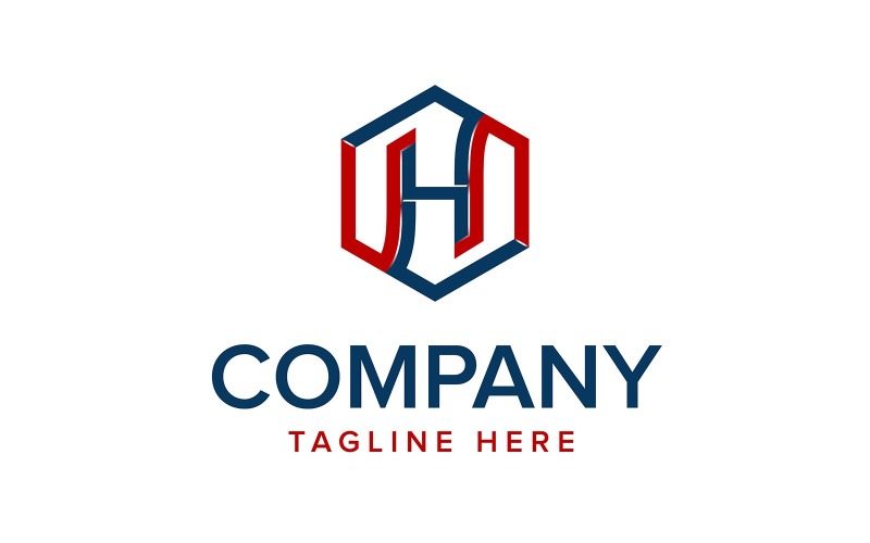 Création de Logo Hexagone Lettre H