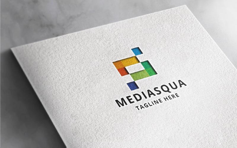 Logotipo profissional da Media Square