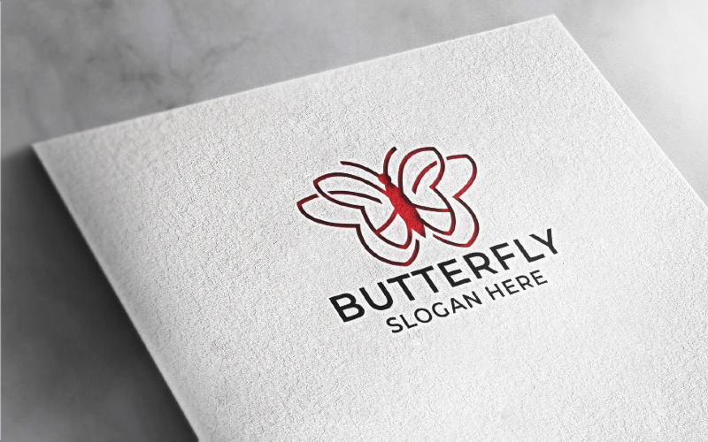 Професійний логотип тварин-метелик