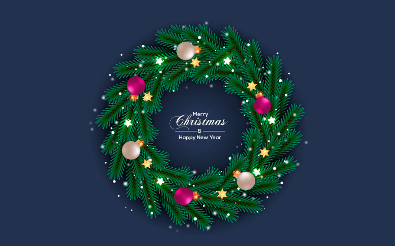 De beste kroon van Kerstmiswensen met het verfraaide concept van de vakantiekroon
