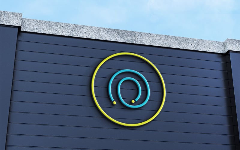 Letra O Logo Design Logotipo da empresa de TI