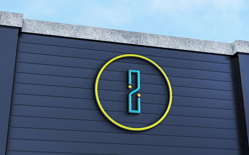 Písmeno I Logo Design Logo společnosti IT