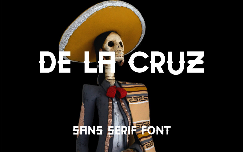 De La Ruz - Sans Serif-lettertype