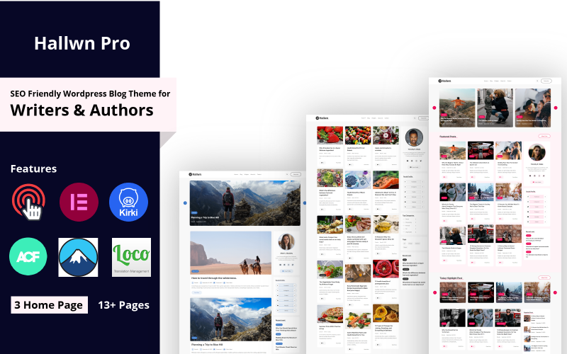 Hallwn Pro | Osobisty motyw bloga Wordpress przyjazny dla SEO