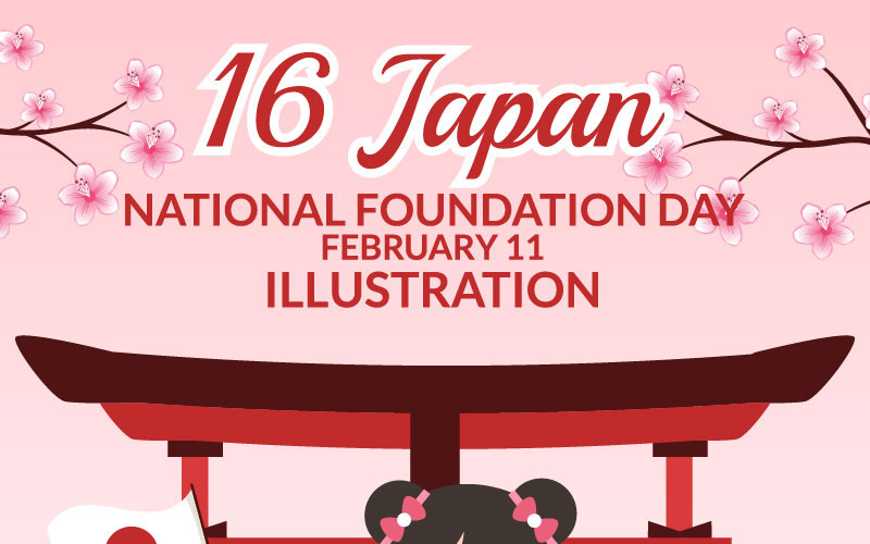16 Illustration de la Journée de la Fondation nationale du Japon