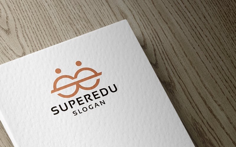 Logo professionnel de super éducation