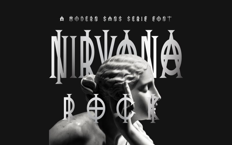 Nirvana Rock – Sans Serif betűtípus