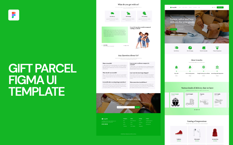 Presentpaket Figma UI-mall