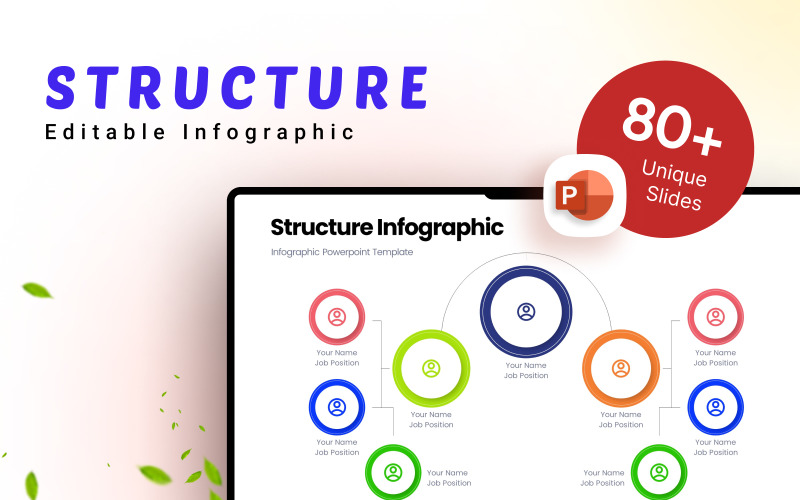 Структура Бизнес Инфографика Шаблон Презентации