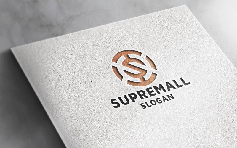 Supremall Lettre S Logo Professionnel