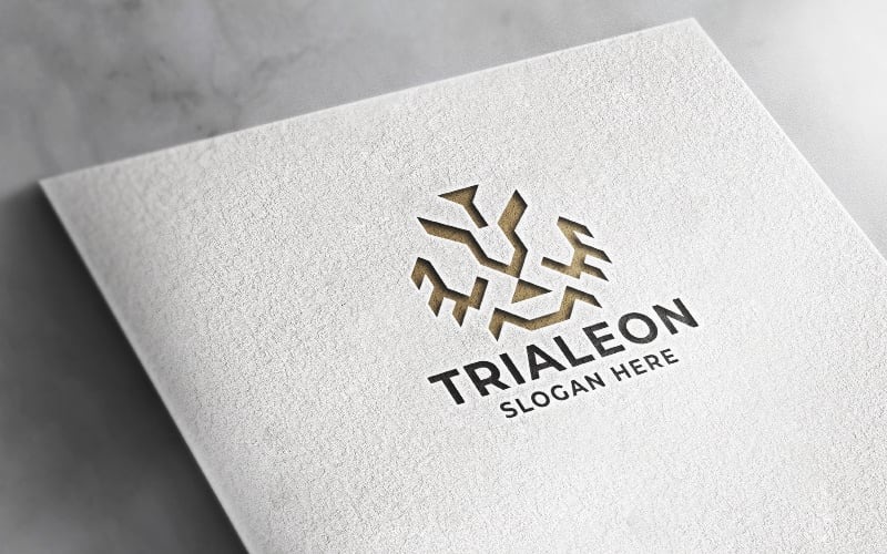 Tria Leon professionell logotyp