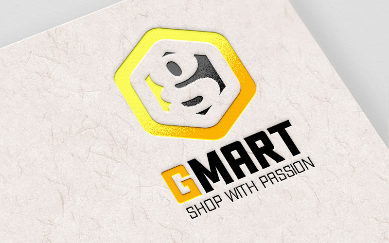 G harfi Mart Profesyonel Ücretsiz Logo