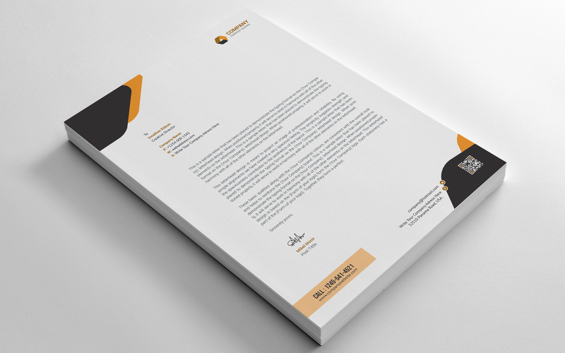 Letterhead Template_V_013