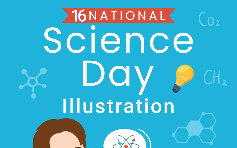 16 Ilustración del Día Nacional de la Ciencia