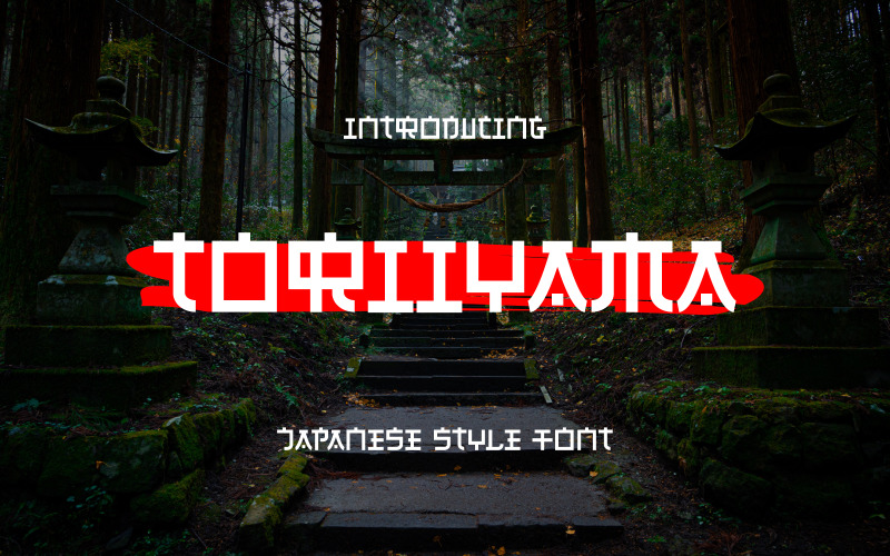Toriyama - Japanese Style Font