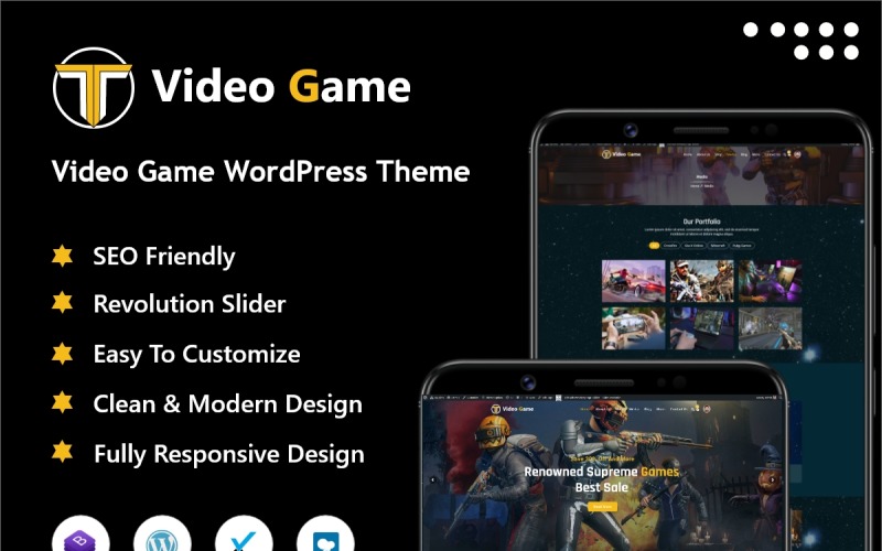 Videojáték-áruház és Esports WordPress téma