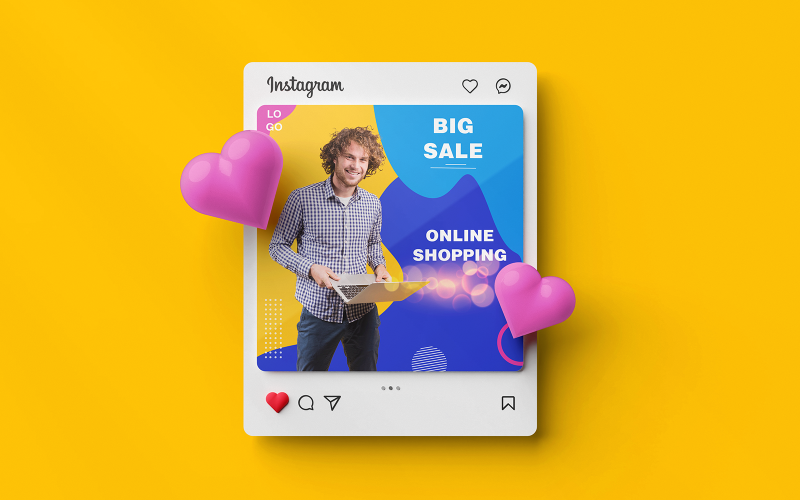 Vorlage für Online-Shopping-Social Media-021-03-22
