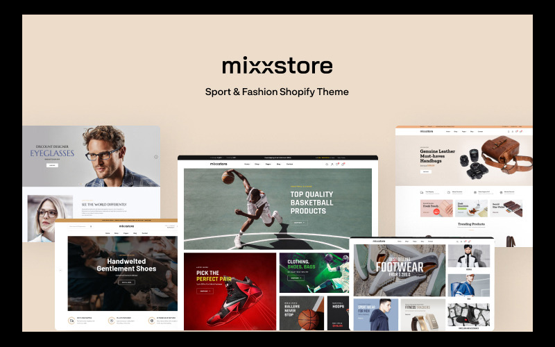 Ap MixFashion - Shopify-Design für Sport und Mode