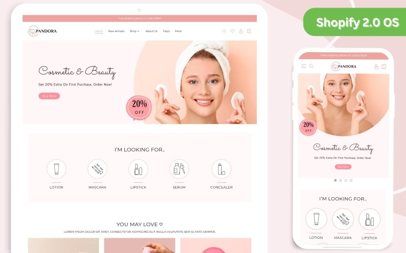Beauty Shopify Theme | SkinCare Shopify  Theme | Boutique Shopify Template |  Shopify OS 2.0