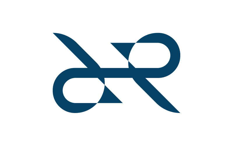 dhp | Logo dhp | Premium Dhp wektor Logo szablon | Nowoczesny szablon logo miłości Dhp