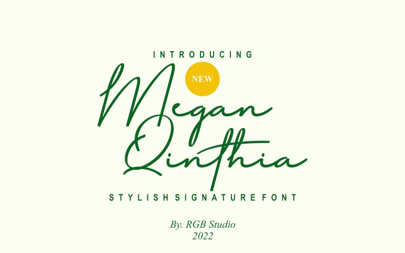 Megan Qinthia - Snygg signatur