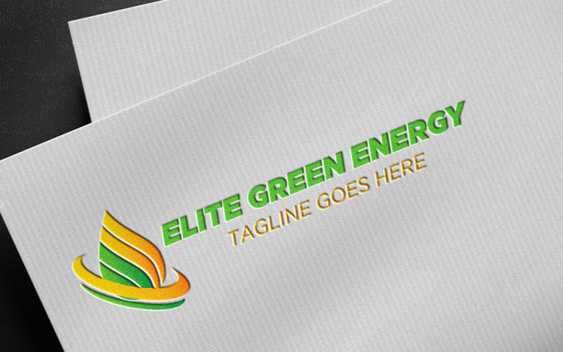 Professional Green Energy Logo Template