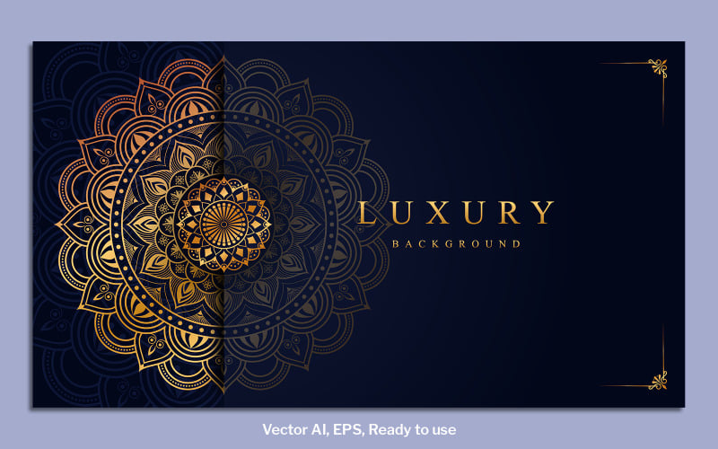 Luxe Mandala-achtergrond 2