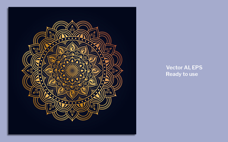 Luxus Mandala háttér 3