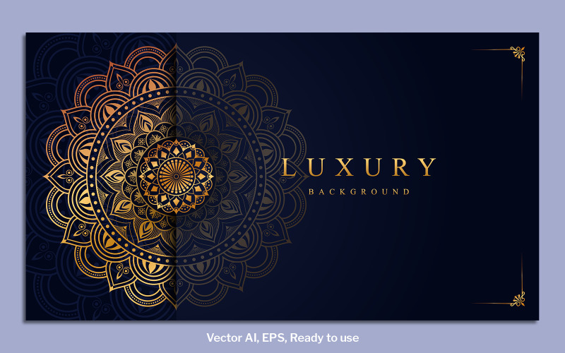 Luxus-Mandala-Hintergrund 2