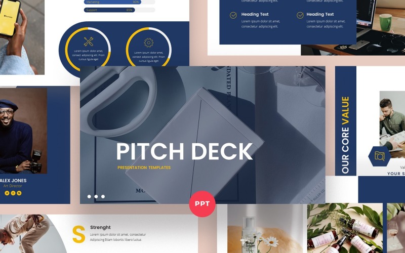 PITCH DECK Modèle PowerPoint - PD3