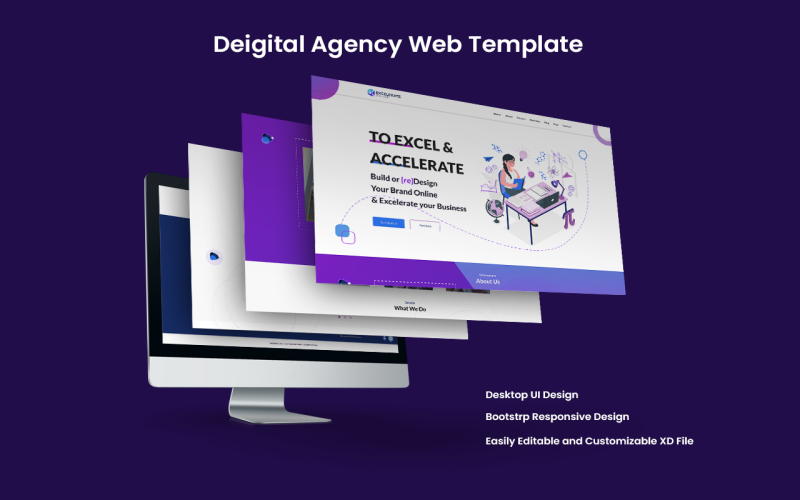 Design für digitale Agentur