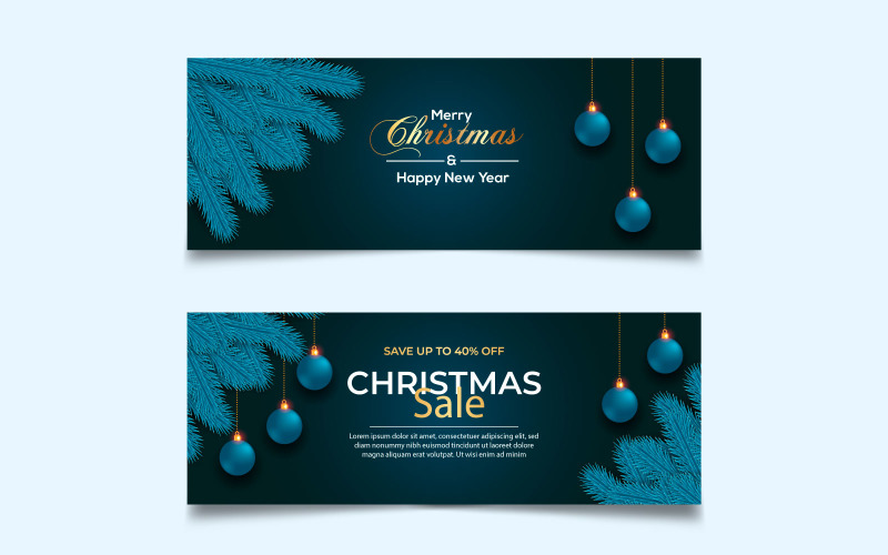 Plantilla de portada de redes sociales de celebración de temporada navideña y estilo de venta navideña