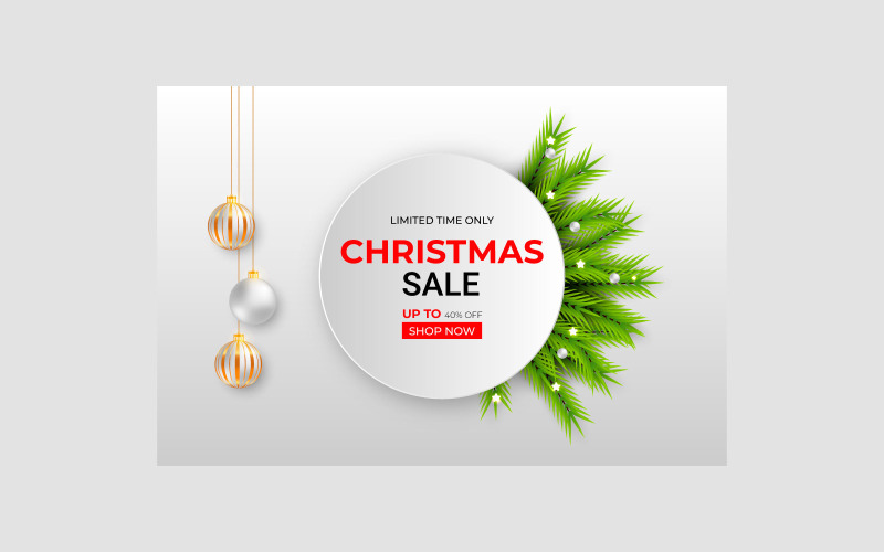 feliz navidad venta publicación redes sociales publicación decoración con rama de pino