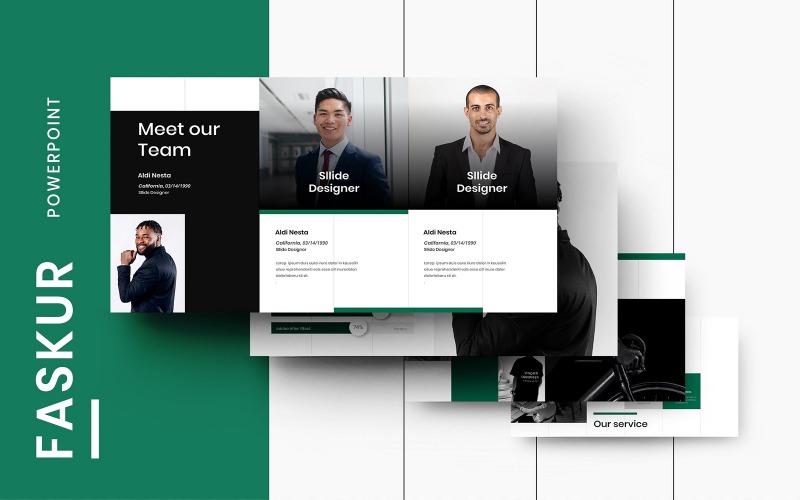 Faskur – Modèle PowerPoint pour les entreprises