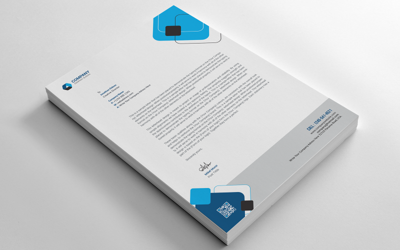 Letterhead Template_V_014
