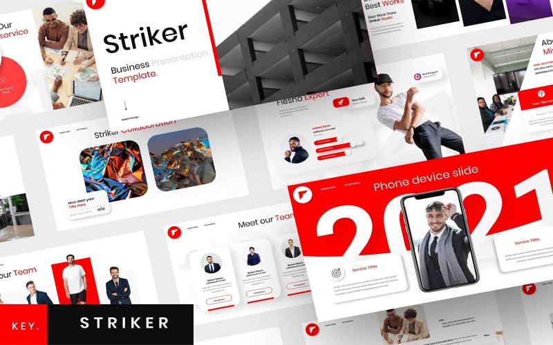 Striker – Business Keynote-Vorlage