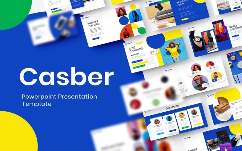 Casper - Plantilla de PowerPoint de negocios