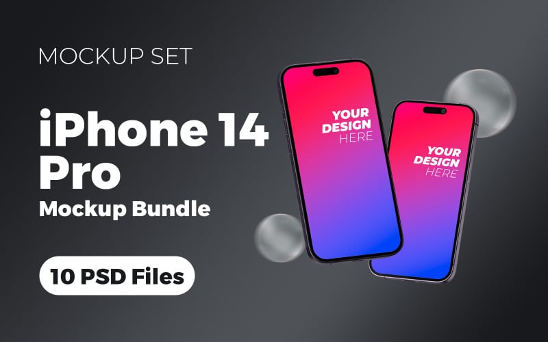 Комплект макетов iPhone 14 Pro