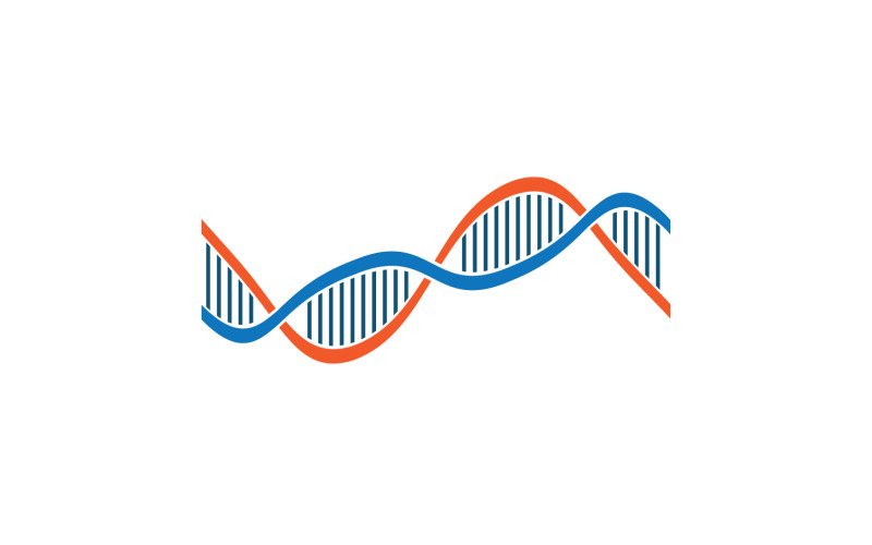 DNA Vector Logo ontwerp sjabloon moderne medische V13