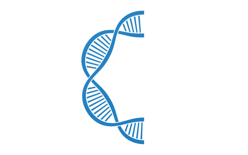 DNA Vector Logo ontwerp sjabloon moderne medische V23