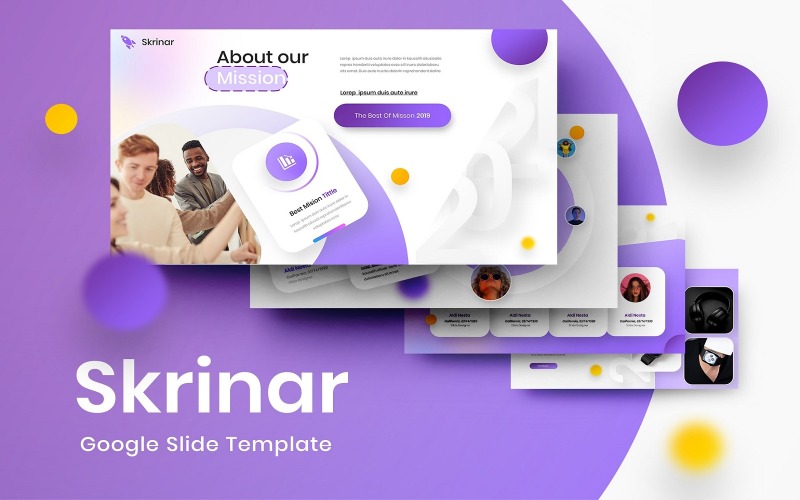 Skrinar - Sjabloon voor zakelijke Google-dia's