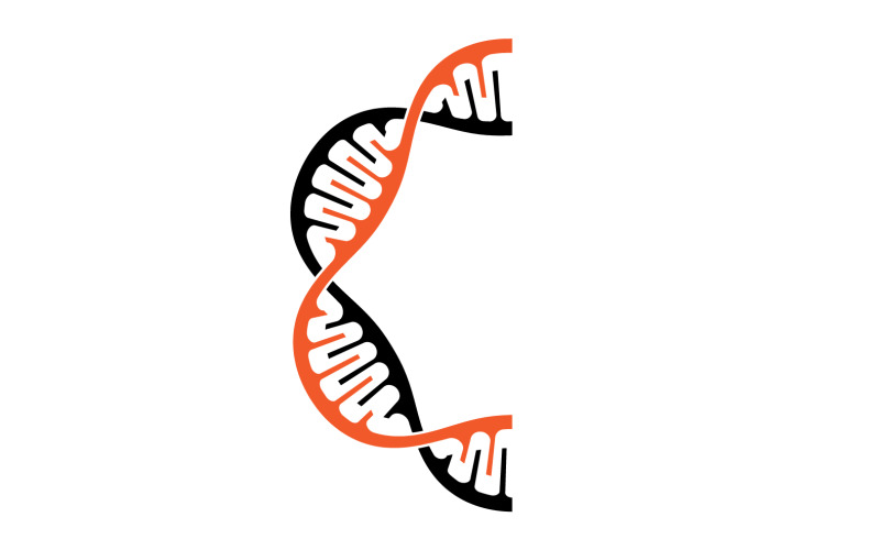 Szablon projektu Logo Vector DNA Nowoczesna medycyna V10