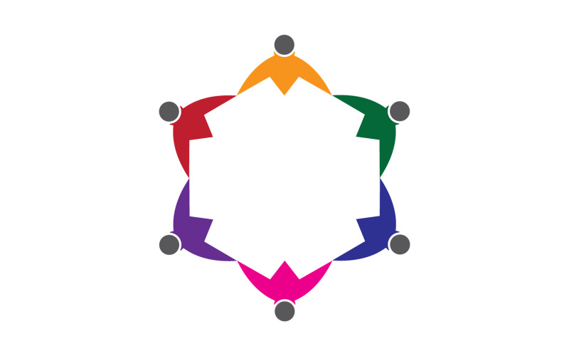 Szablon projektu logo społeczności dla zespołów lub grup V1