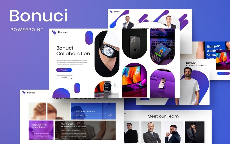 Bonuci – Бізнес шаблон PowerPoint