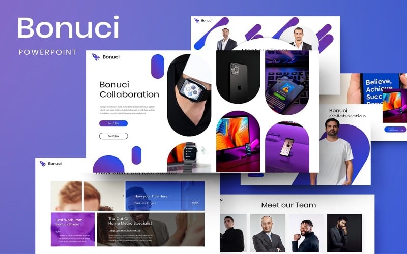 Bonuci – modelo de PowerPoint para empresas