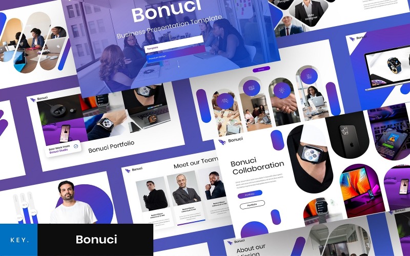 Bonuci — шаблон бизнес-презентации
