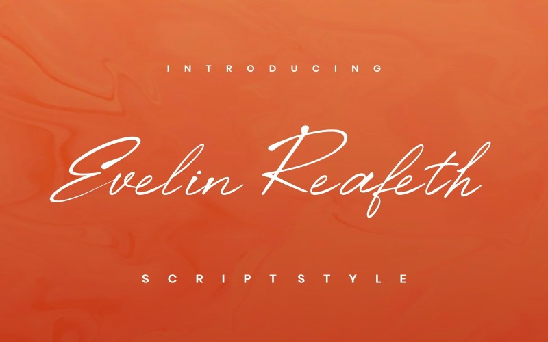 Evelin Reafeth - Handgeschreven lettertype