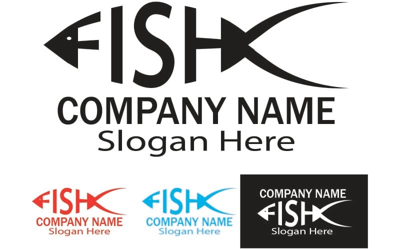 Fish Logo Template For Fishing