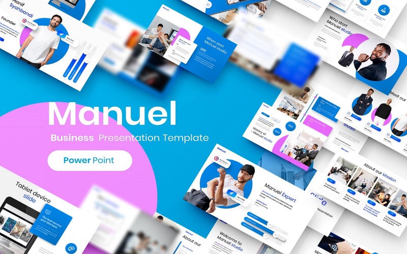 Manuel - Modèle PowerPoint d'affaires